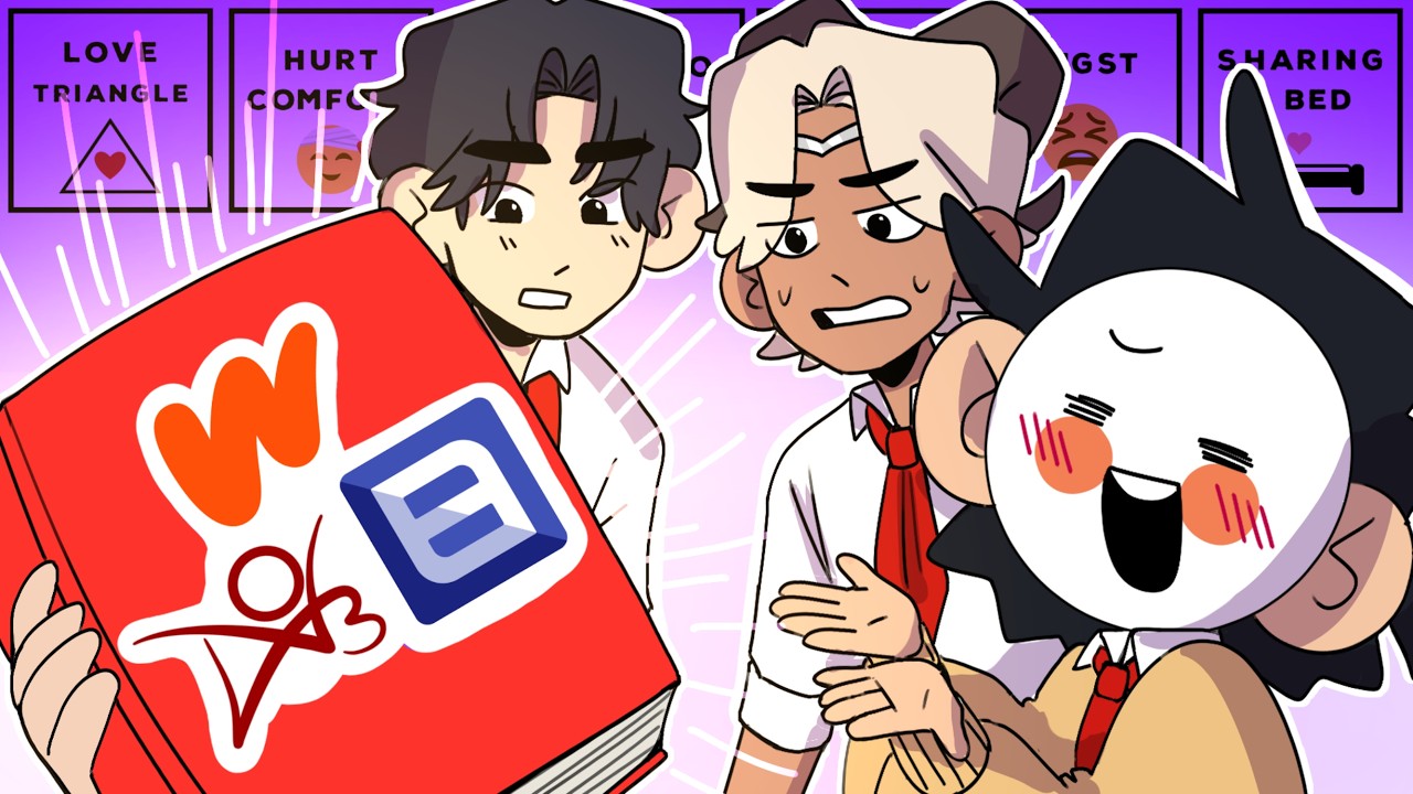 YouTube post by @WaywardSeon for World Anvil. Caption reads: RANKING FAN FICTION TROPES.