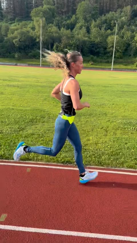 Instagram post by @xcarlydaviesx for Under Armour. Caption reads: [...] to put it to the test. Wish me luck!....