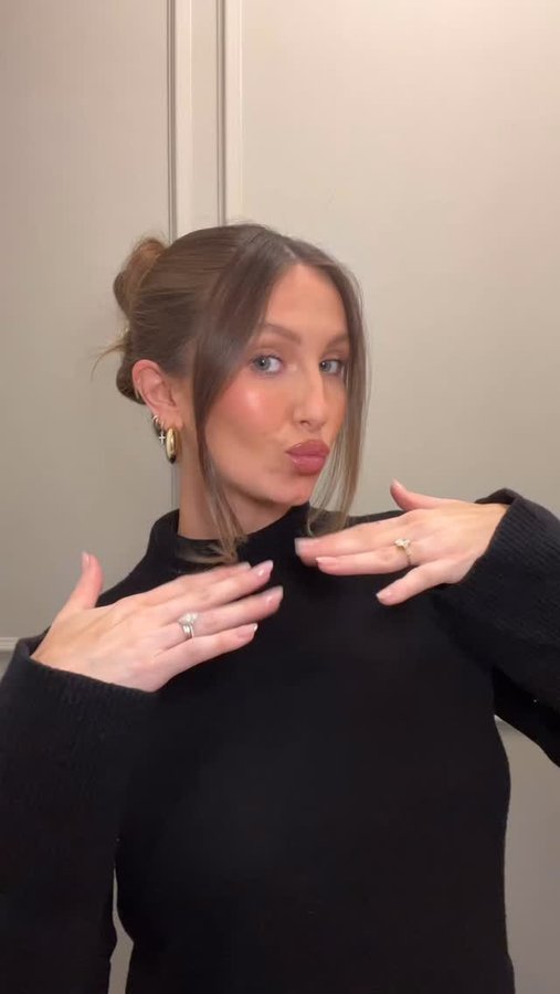 Instagram post by @macyjaemoore for The Hair Edit. Caption reads: [...] 👏🏼 You can find this one from The Hair....