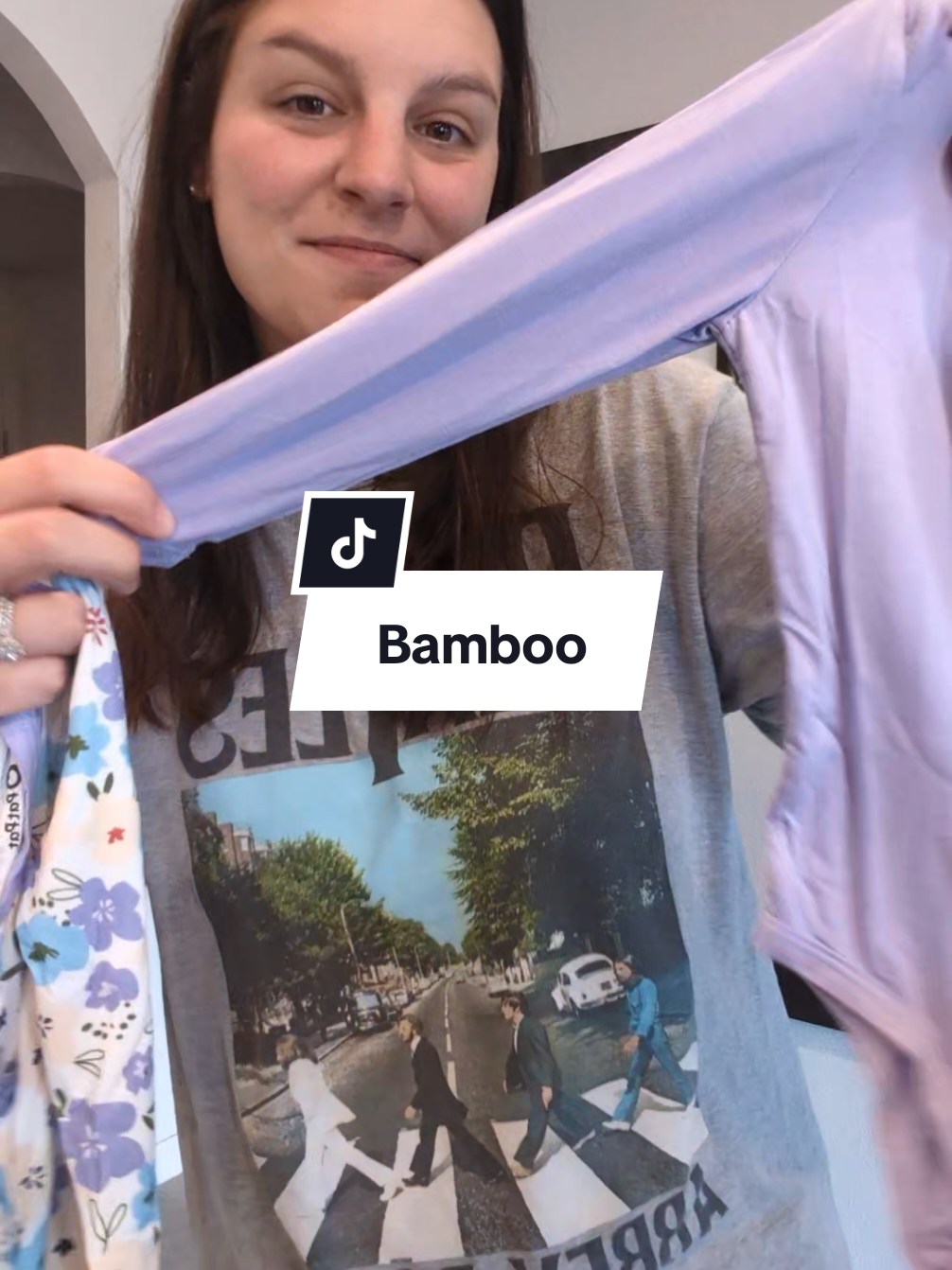 TikTok post by @stephsteeed for PatPat. Caption reads: #bamboo #bamboobabyclothes #patpat....