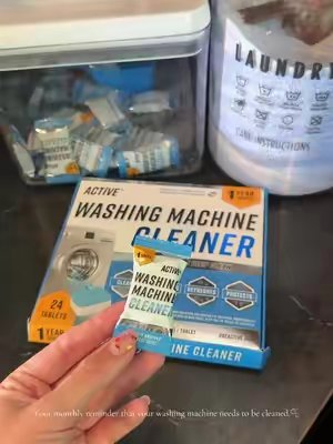 TikTok post by @_whynotus_ for ACTIVE. Caption reads: [...] #laundryroom #laundryhack #cleantok....
