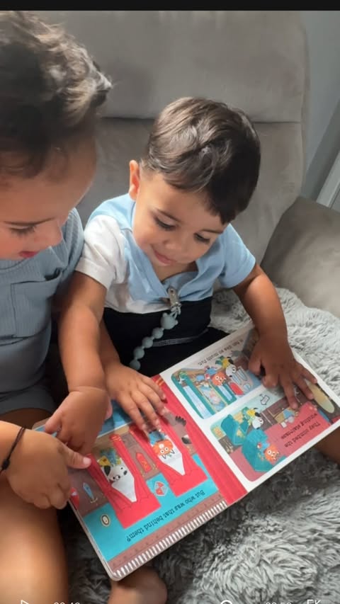 Instagram post by @theioannoubros for Macmillan Children's Books. Caption reads: AD | A tiny adventure with a BIG dose of fun!....