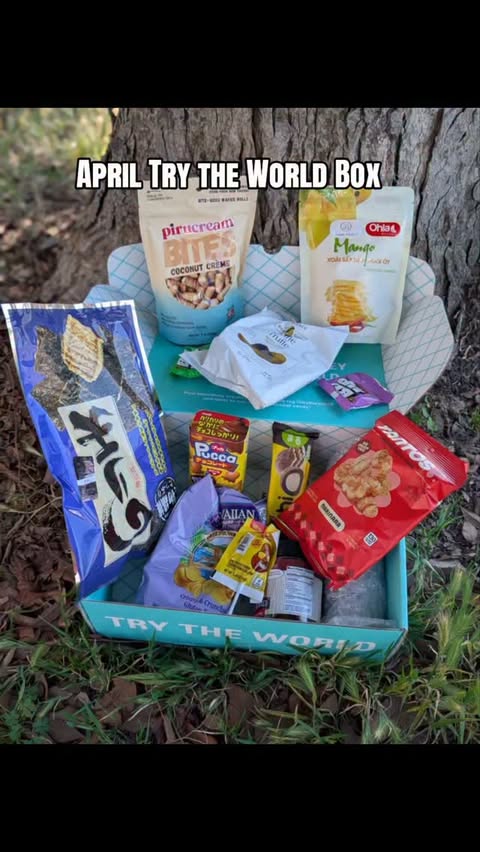 Instagram post by @foodiemompickyfam for Try The World. Caption reads: #ad ✈️🍿 Friday evenings look a little different....