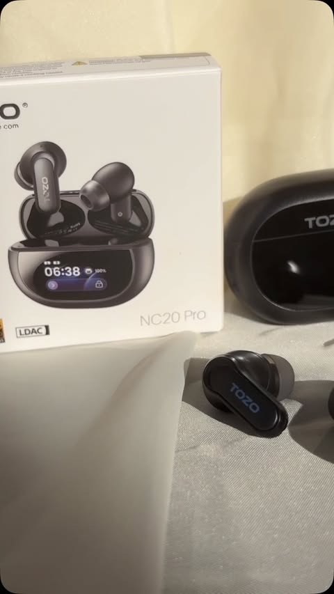 Instagram post by @ugc_by_tina_studio for TOZO. Caption reads: My new daily essential! 🎧 Been using the....