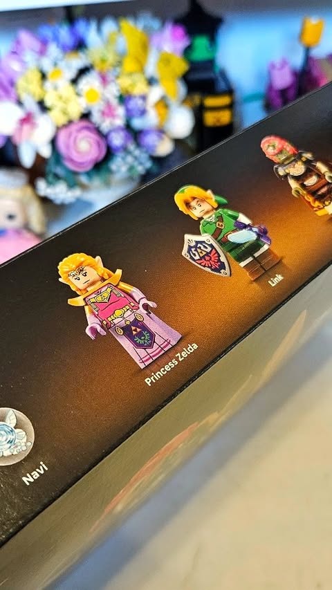 Instagram post by @brickstery for LEGO. Caption reads: The 2nd Zelda set ✨️@lego advertisement✨️ my....