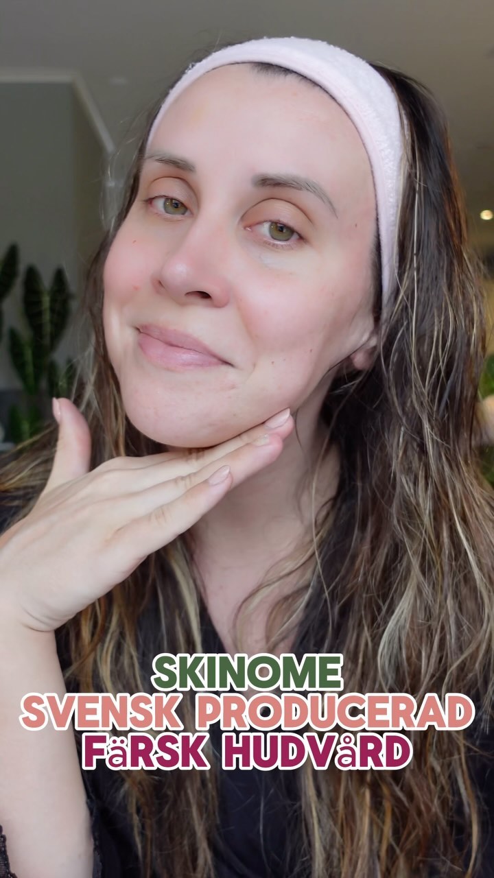 Instagram post by @lina.sonnerlid for Skinome. Caption reads: Reklam för @skinome.official 🧡

Du hittar....
