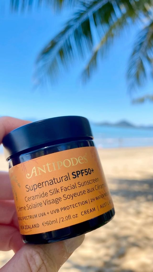 Instagram post by @fabulousandfunlife for Antipodes Skincare. Caption reads: [...] I’ve been trialling the brand new....