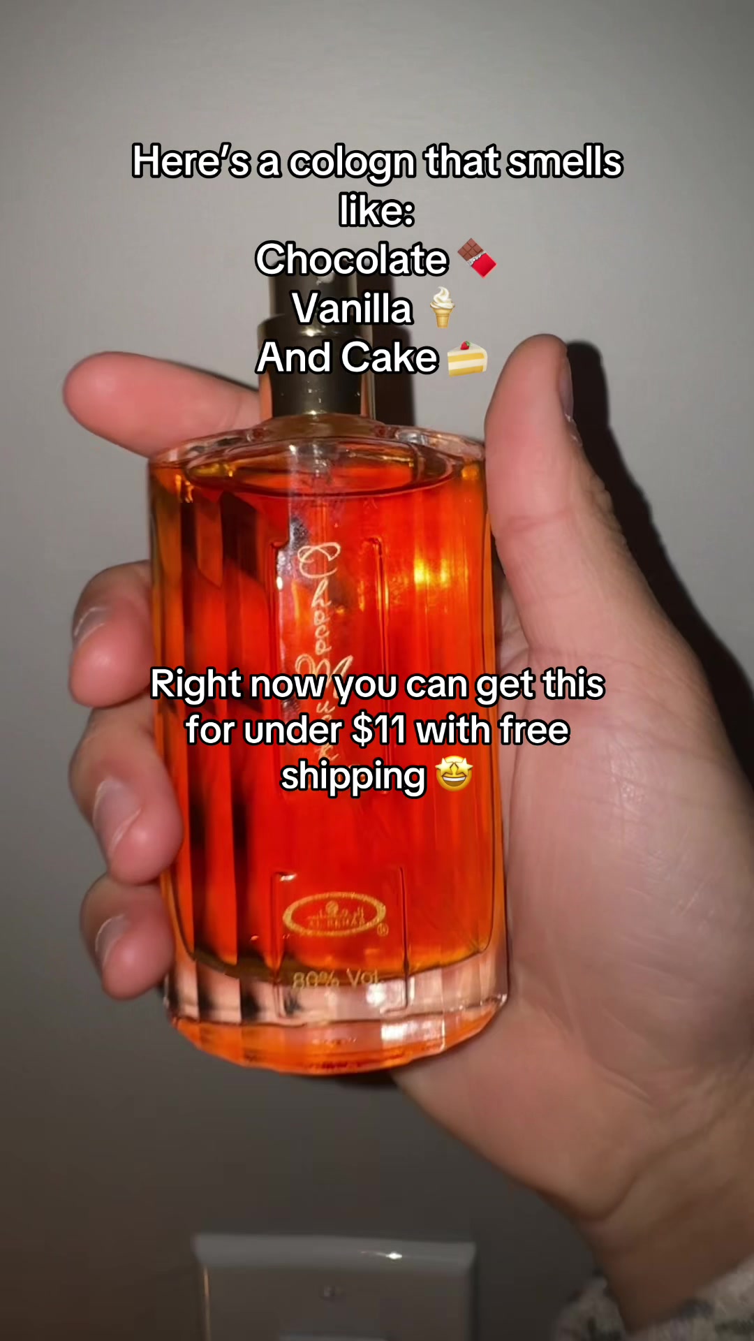 TikTok post by @whatthedarren for Intense Oud. Caption reads: Smells absolutely delicious 🤤 @Intense Oud....