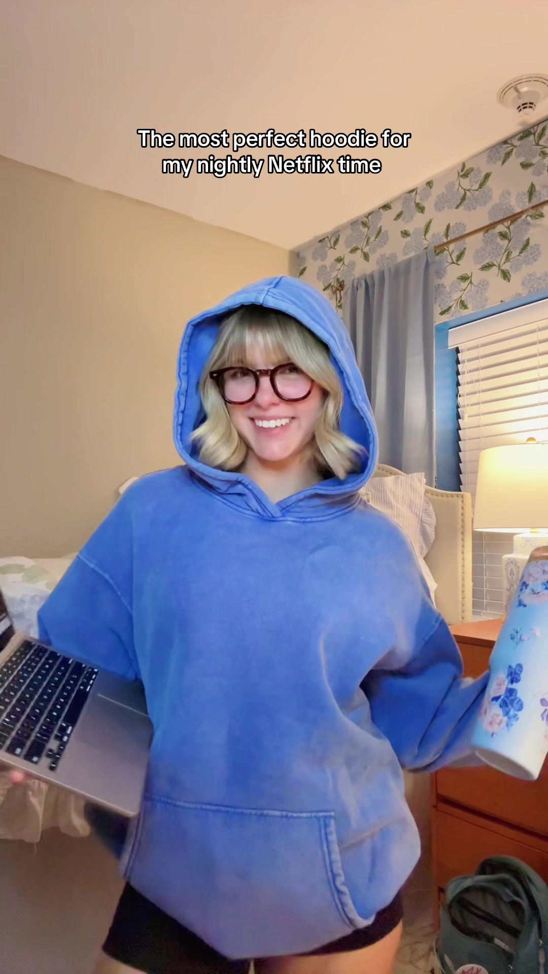 TikTok post by @hughes.hannahh for Automet. Caption reads: Feels like a BLANKET inside I cannot take it off....