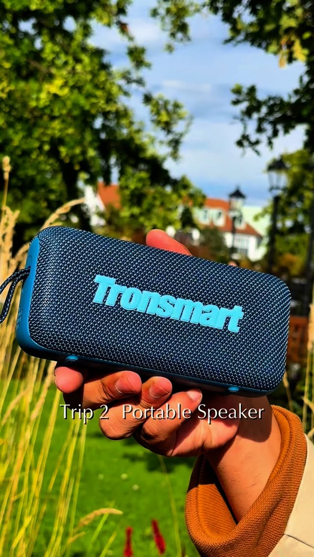 Instagram post by @techie_nomad007 for Tronsmart. Caption reads: Meet the @tronsmart Tronsmart Trip 2 Portable....