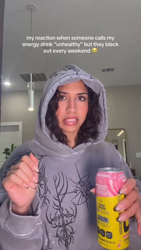 Instagram post by @fitzcourtknee for YoungLA. Caption reads: [...] sends me every time 🤣 @c4energy @youngla //....