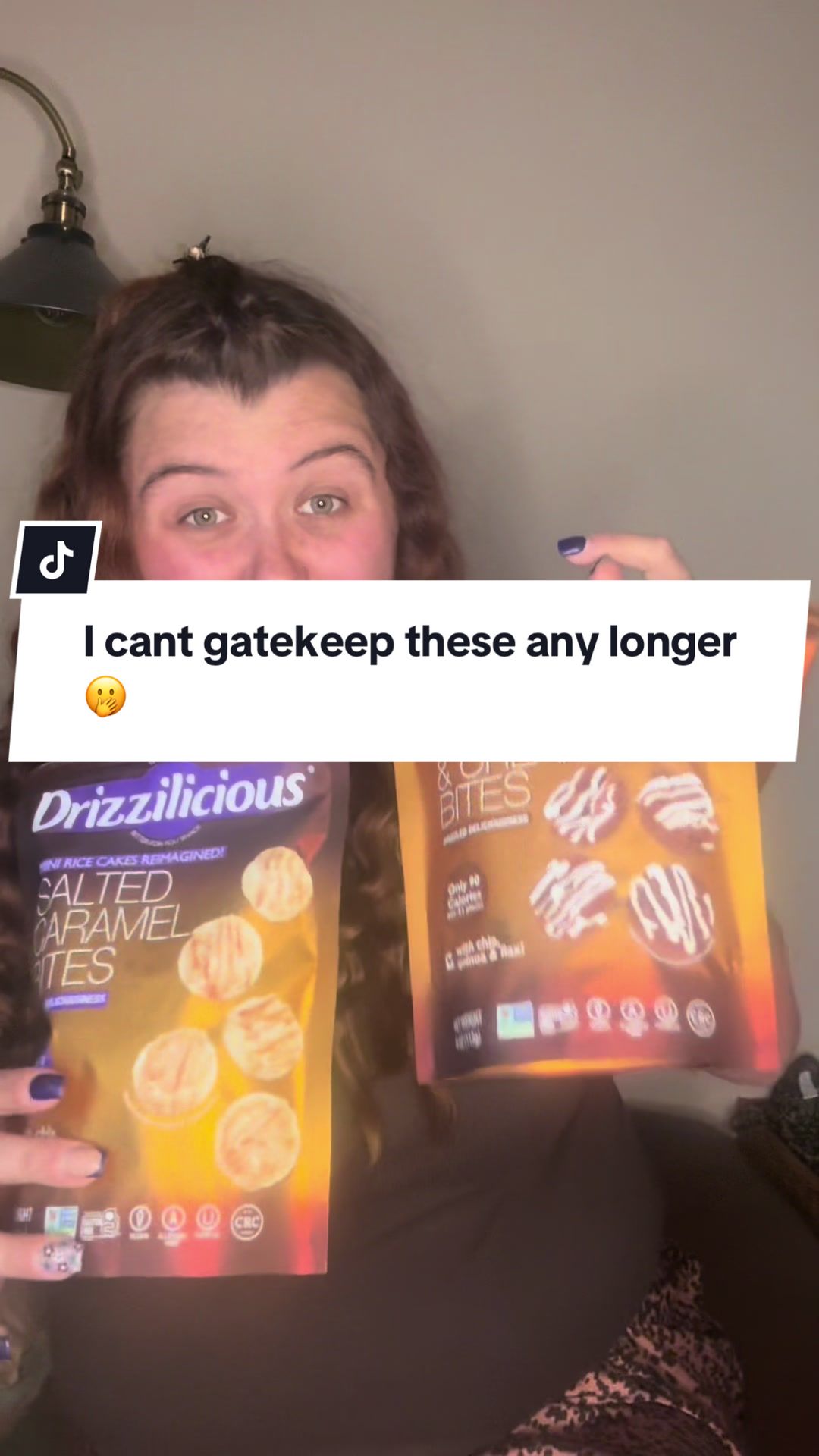 TikTok post by @beccas.mounjaro.journey for Broadway Candy. Caption reads: Drizziliciois is too yummy to gatekeep 🫣 I can’t....