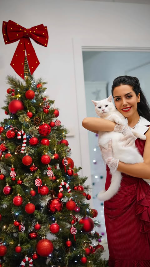 Instagram post by @ayrosmelody for Retro Stage. Caption reads: [...] spirit in a classic red look by Retro Stage....