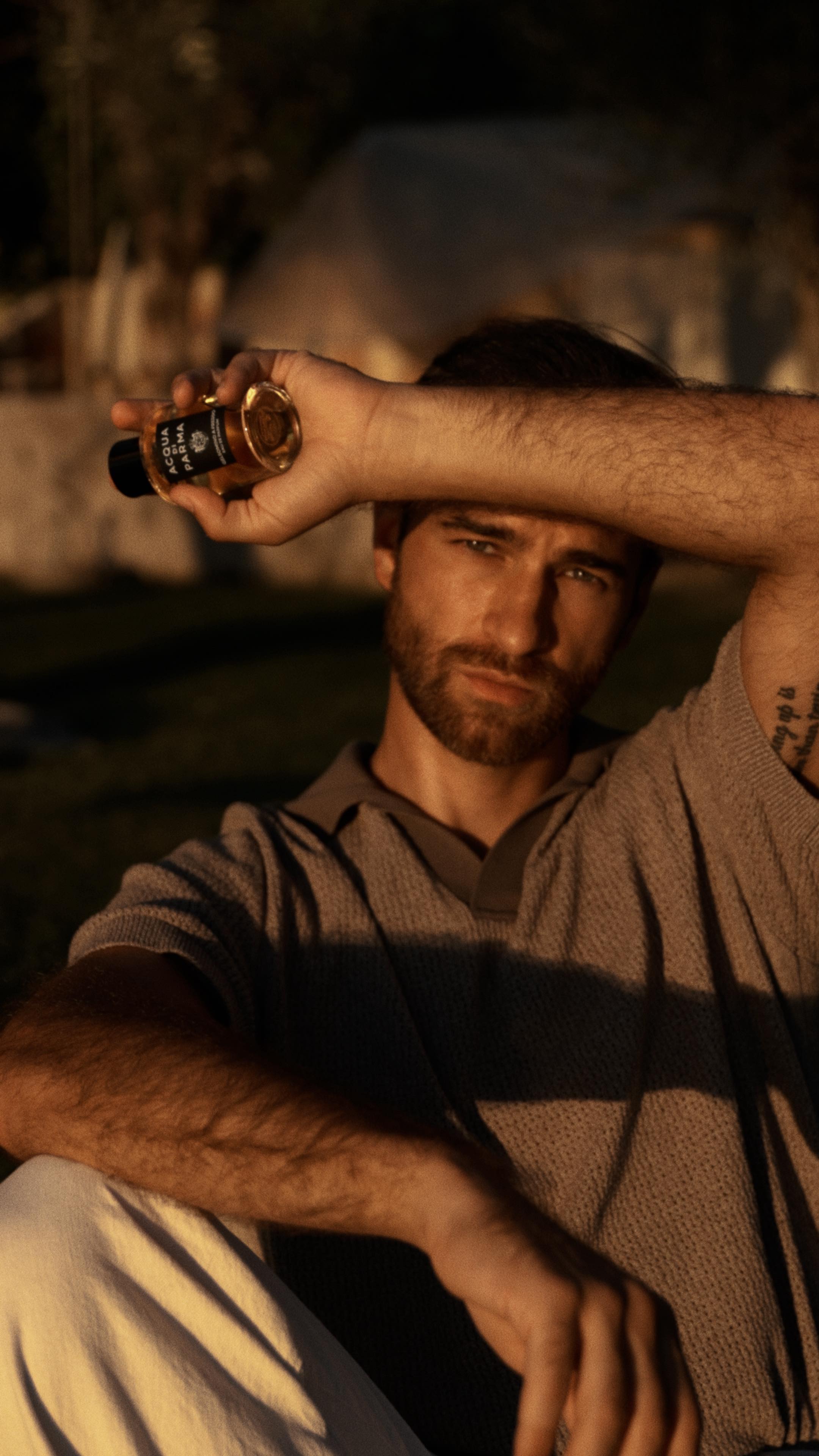 Instagram post by @danieltonijais for Acqua di Parma. Caption reads: Anzeige / The new @acquadiparma Gelsomino a Freddo....