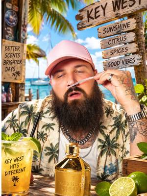 TikTok post by @simplybettersmells for PerfumeboxUSA. Caption reads: [...] bottle. 🥭🍹 @Dumont Paris Perfumes....