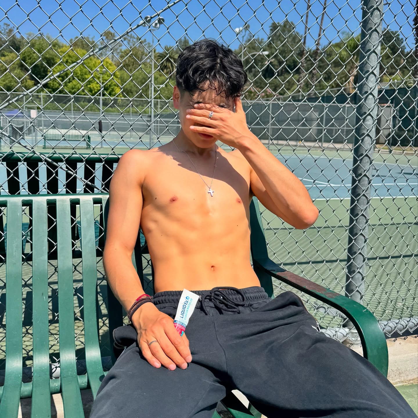 Instagram post by @seanlew for Liquid IV. Caption reads: Tear. Pour. DANCE More. @liquidiv #LiquidIVPartner....