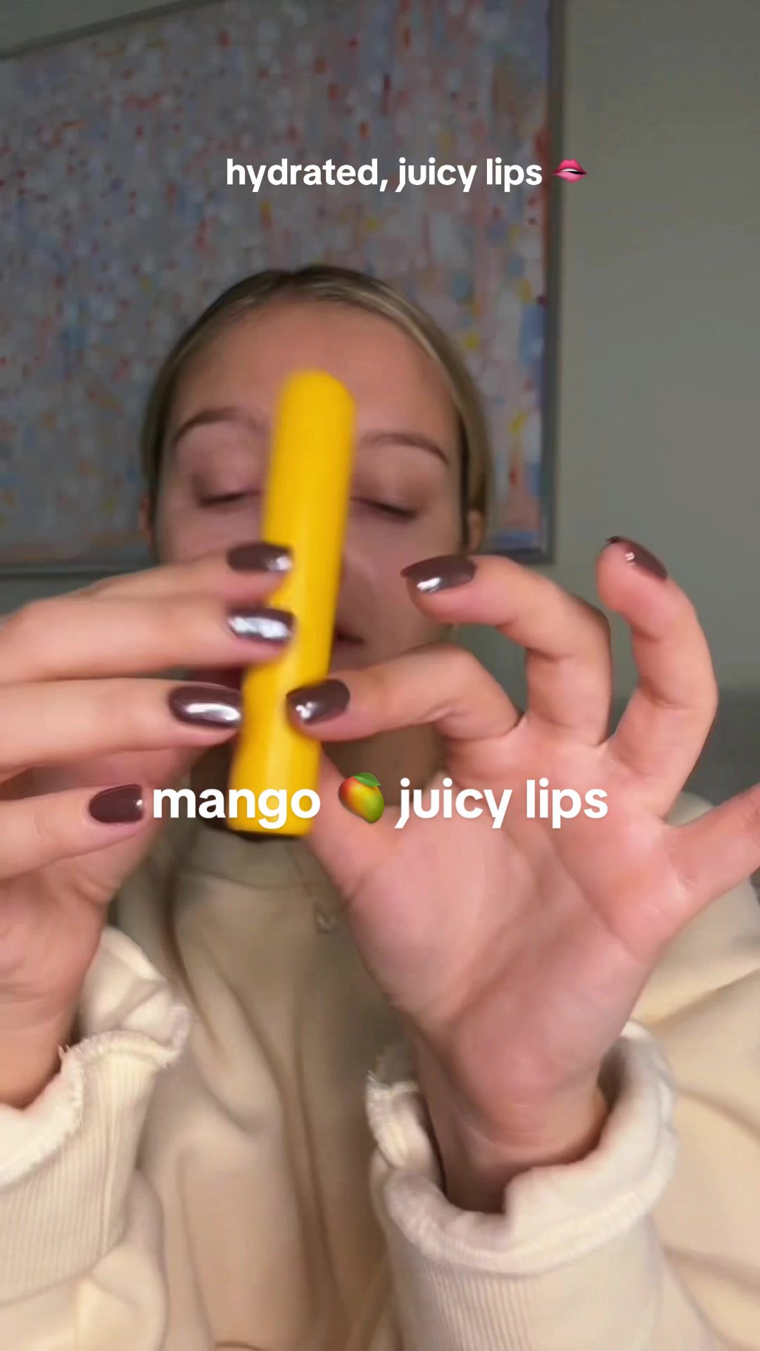 TikTok post by @abigailfeehls for Mango People Media. Caption reads: I feel like this brand is about to BLOW UP. @Mango....
