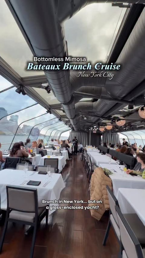 Instagram post by @my_nycbucketlist for City Cruises. Caption reads: 40% OFF Brunch Cruise @citycruises with Code:....