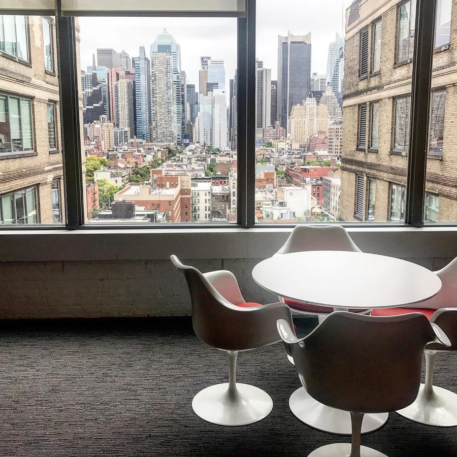 Instagram post by @mayshadwoman for Ogilvy. Caption reads: Great creative meeting at Ogilvy... in between....