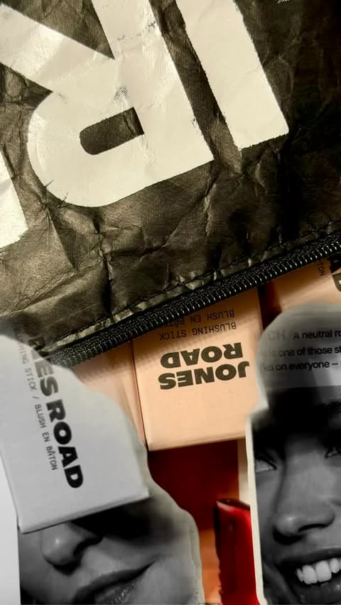 Instagram post by @ksushas for Jones Road Beauty. Caption reads: [...] excited to get a package from my....
