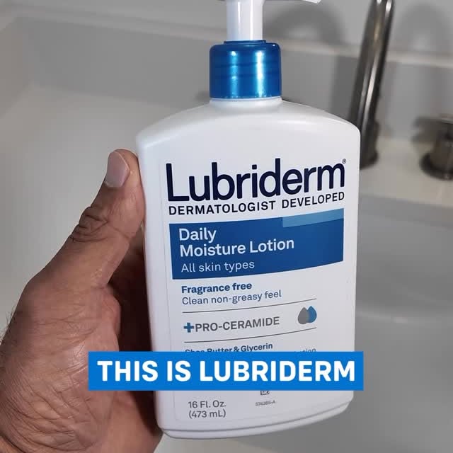 Instagram post by @drwallacenozile for Lubriderm. Caption reads: #Lubriderm_Partner

@lubriderm Daily Moisture....
