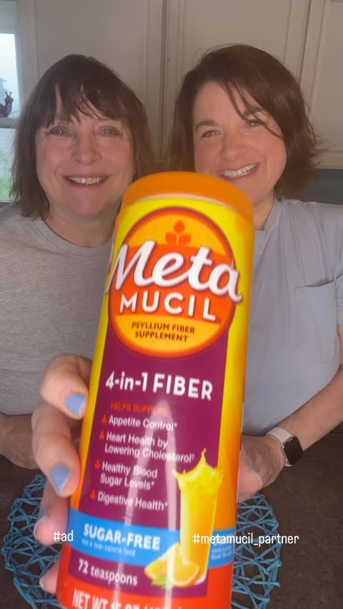 Instagram post by @bellylaughliving for Metamucil. Caption reads: #ad #metamucil_partner @metamucil I’ve been using....