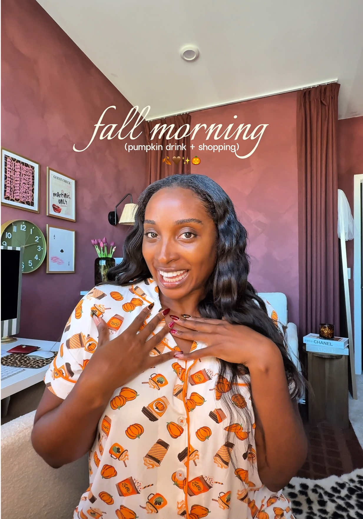 TikTok post by @itsimaniblackmon for Barlean's. Caption reads: [...] in this 95 degree weather 🤷🏾‍♀️🍂....