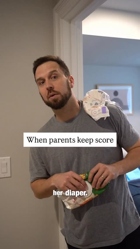 Instagram post by @treynkennedy for Huggies. Caption reads: [...] parents keep score… thanks to @huggies Rxtra....