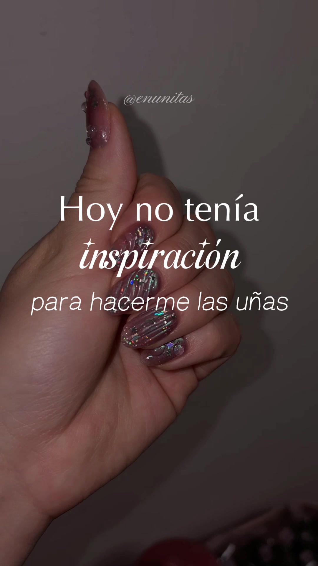 TikTok post by @enunitas for BORN PRETTY. Caption reads: [...] pero algo increíble salió 🌟💓 🩷 @born....
