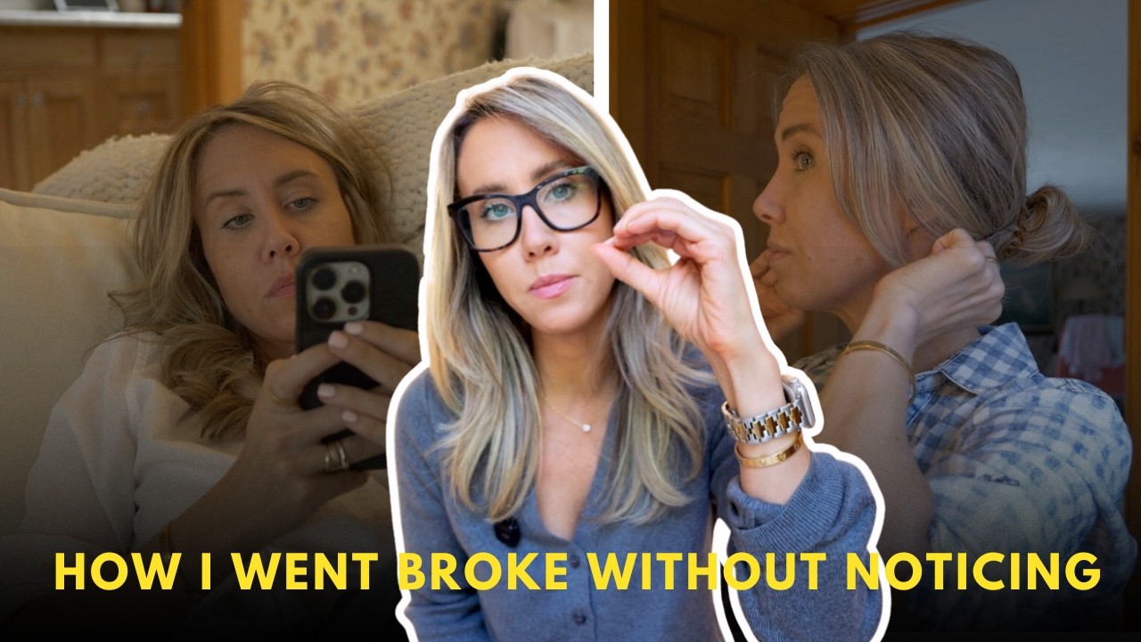 YouTube post by @dbalemon for Rent the Runway. Caption reads: Tiny Money Habits That Cost Me Thousands.