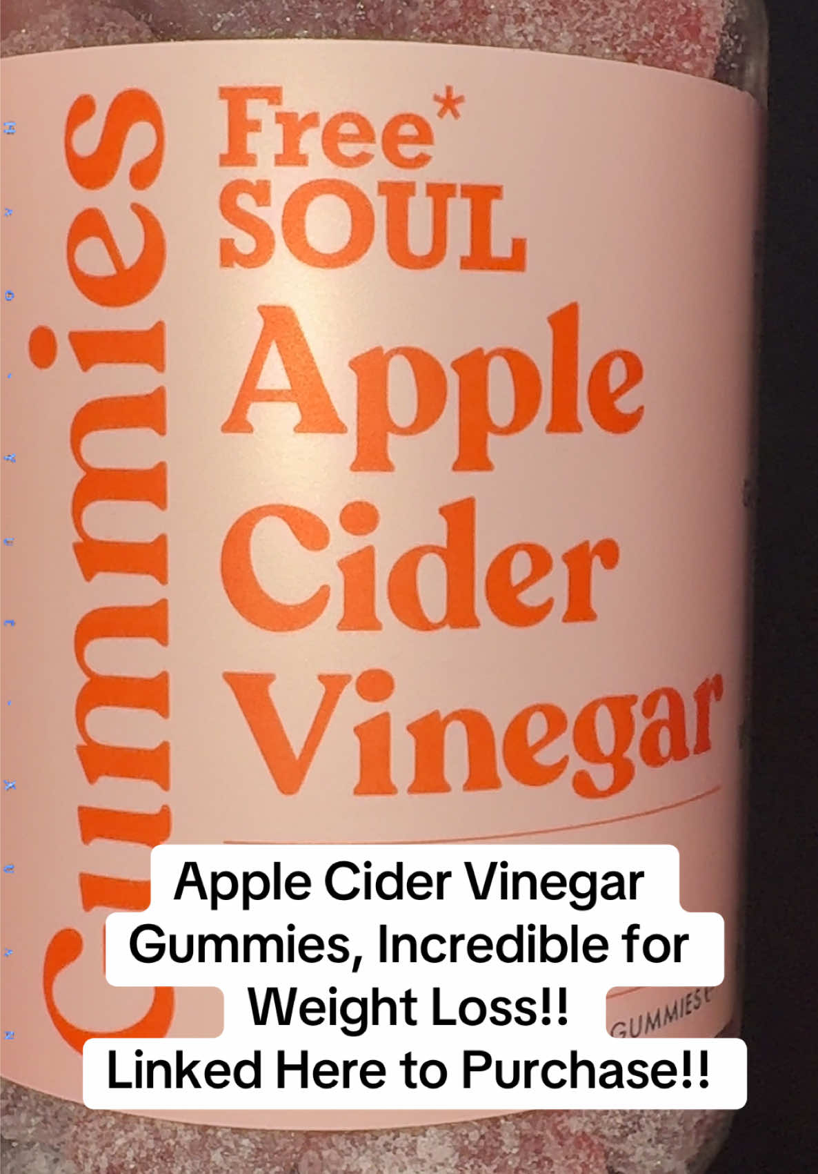 TikTok post by @skinlovesbysam for Free Soul. Caption reads: Amazing for Weight Loss these @Free Soul Apple....