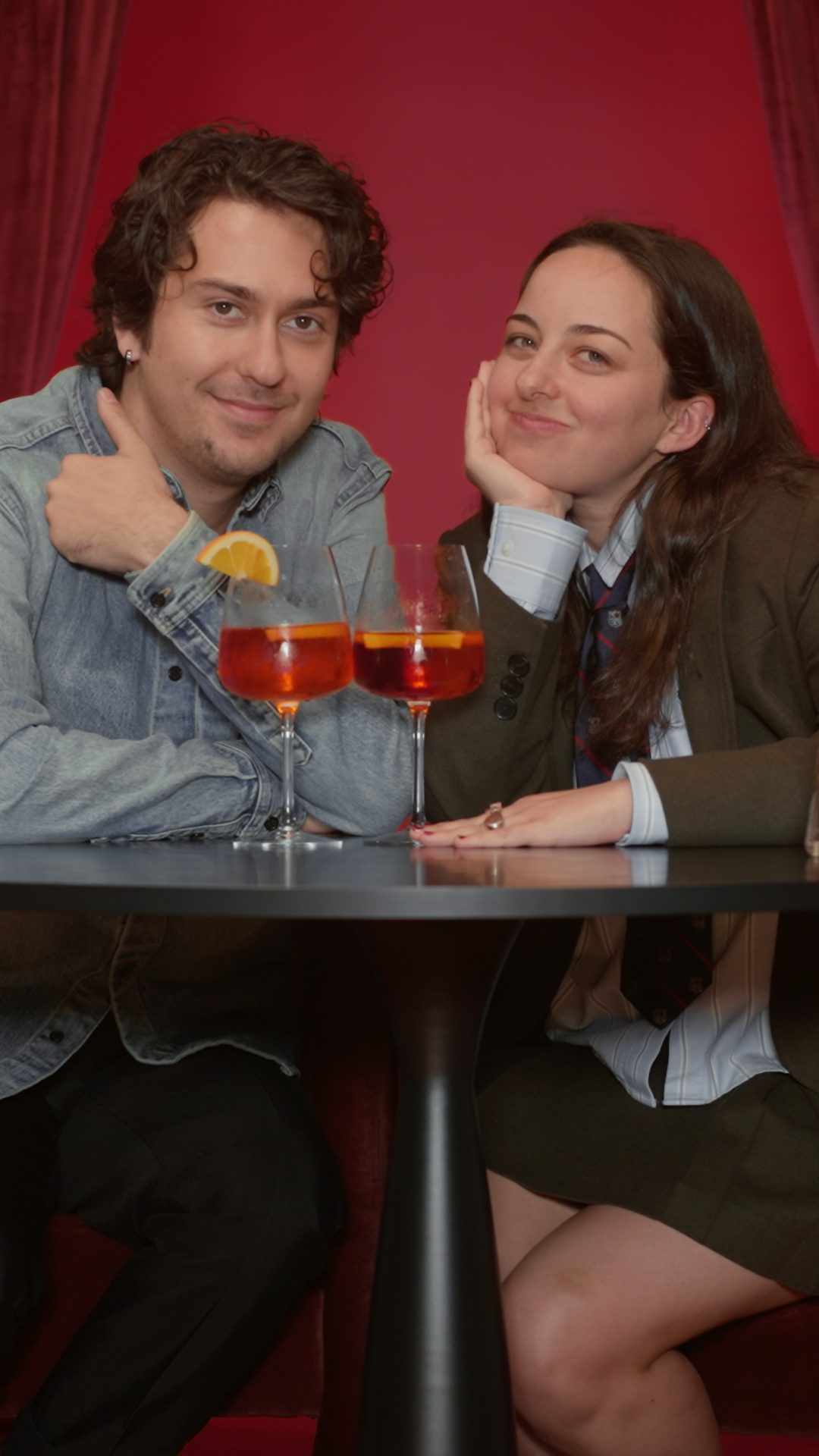 Instagram post by @natandalex for Cosmopolitan. Caption reads: Maybe hard-launching isn't as romantic as we....