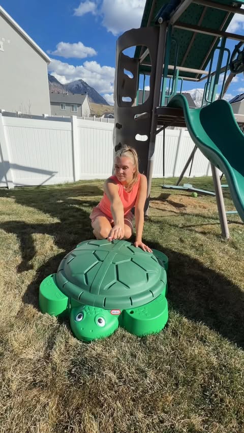 Instagram post by @mckinleymemm for Little Tikes. Caption reads: [...] FUN summer outside thanks to....
