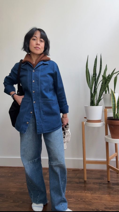 Instagram post by @chrisinseams for Allbirds. Caption reads: Another 5 minute fit today bc daylight savings....