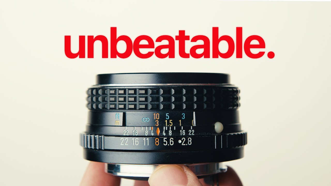 YouTube post by @huntercreatesthings for Audiio. Caption reads: 5 Criminally Underrated CHEAP Lenses.