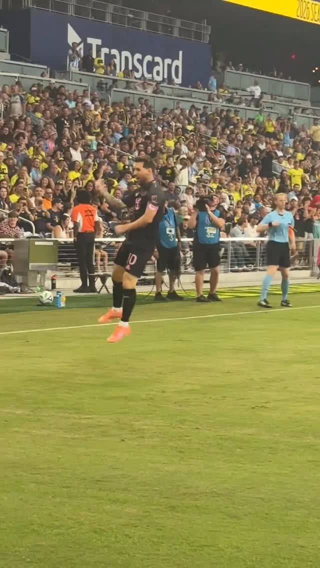 Instagram post by @leomessiclub for Major League Soccer. Caption reads: Oh my God! What a goal Leo 🤯😍

Goal number 27....