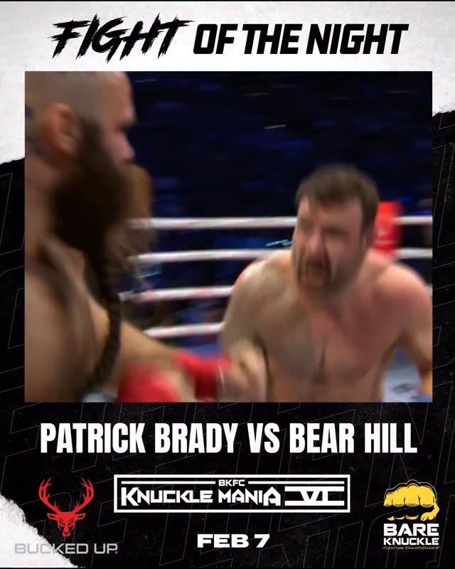 Instagram post by @hevweightbrady for Bucked Up. Caption reads: [...] Certified FOTN 🥊🔥 [ Presented by @BuckedUp....