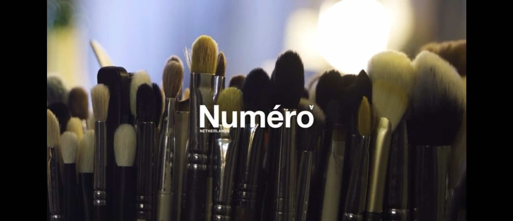 TikTok post by @numero.netherlands for IT Cosmetics. Caption reads: Numéro Netherlands Digital presents an exclusive....