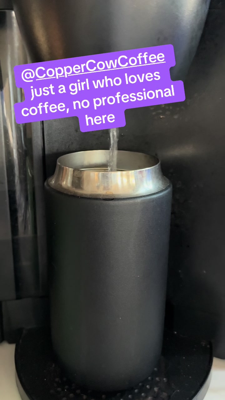 TikTok post by @tina_loveovercoffee1111 for Copper Cow Coffee. Caption reads: [...] good! #loveovercoffee #coffeetok @Copper Cow....