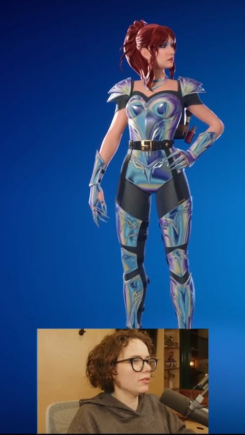 Instagram post by an influencer for Fortnite. Caption reads: THE @chappellroan is in @fortnite and I couldn't....