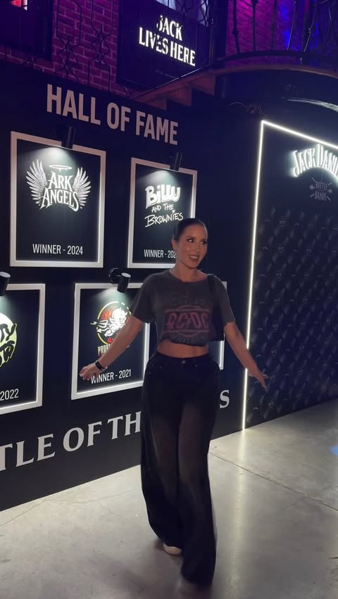 Instagram post by @blancafrancom for Jack Daniel's. Caption reads: Dubai, your Wednesday nights just got LOUDER....