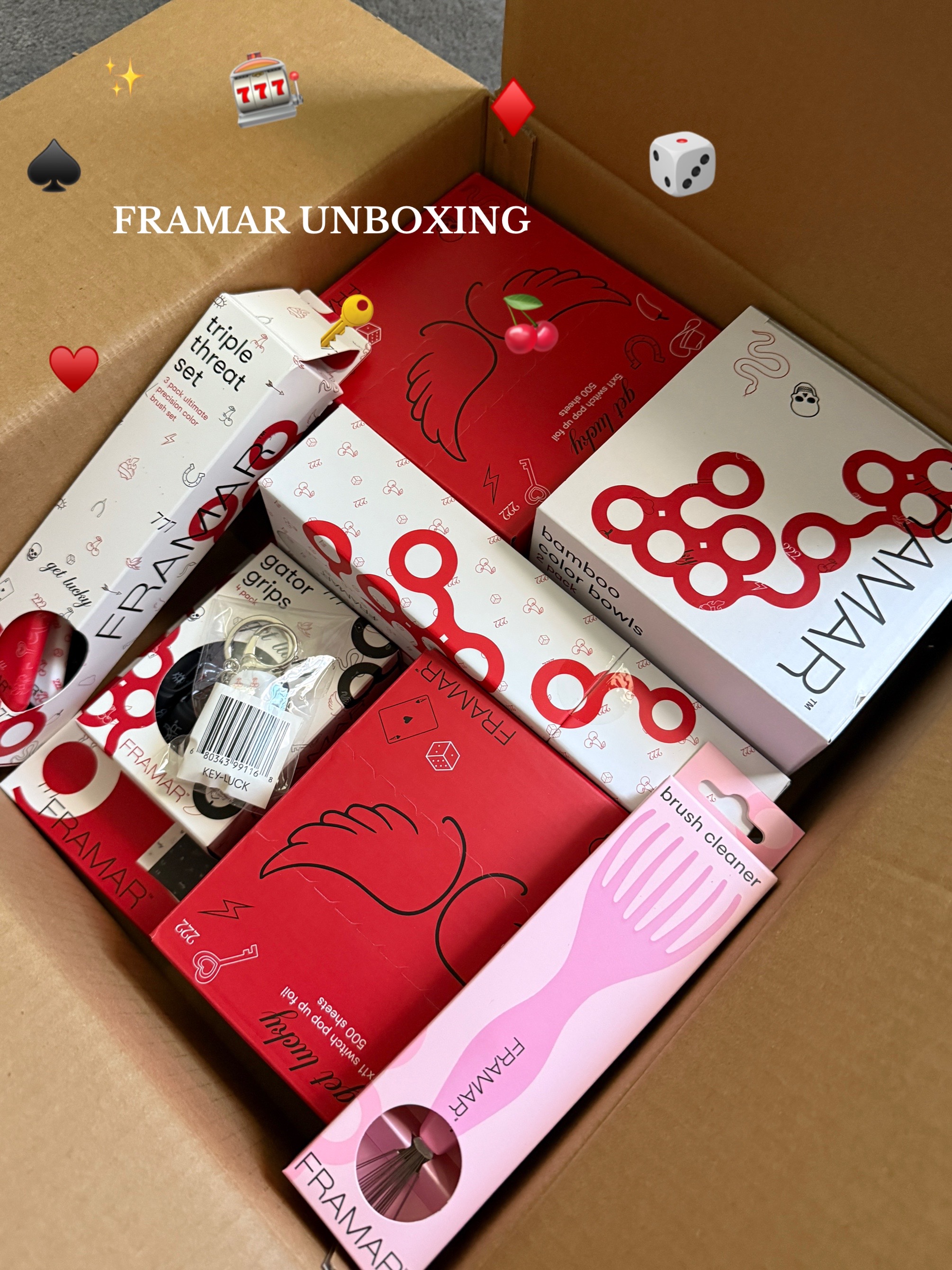 TikTok post by @abbywoolston for Framar. Caption reads: It’s a good day when I get a package from my....