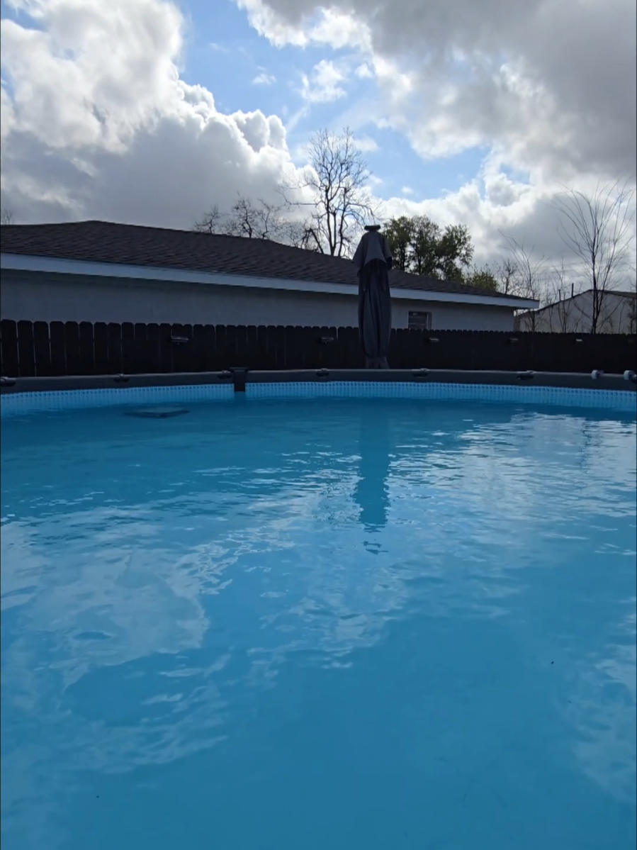 TikTok post by @homebodywithforlisa for Poolhacker. Caption reads: Sharing my @Poolhacker_official solar pool lights.....