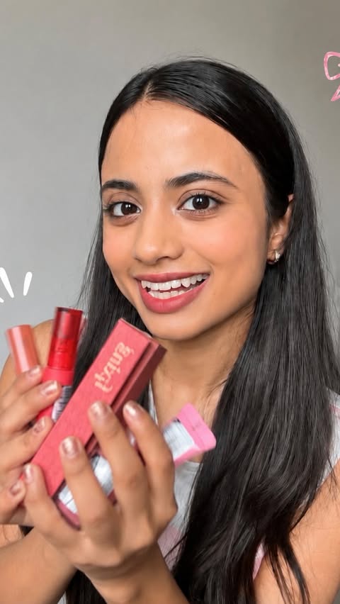Instagram post by @riddhiiculous_ for Etude House. Caption reads: Pick you favourite🌟 @etudeindia 🎀.