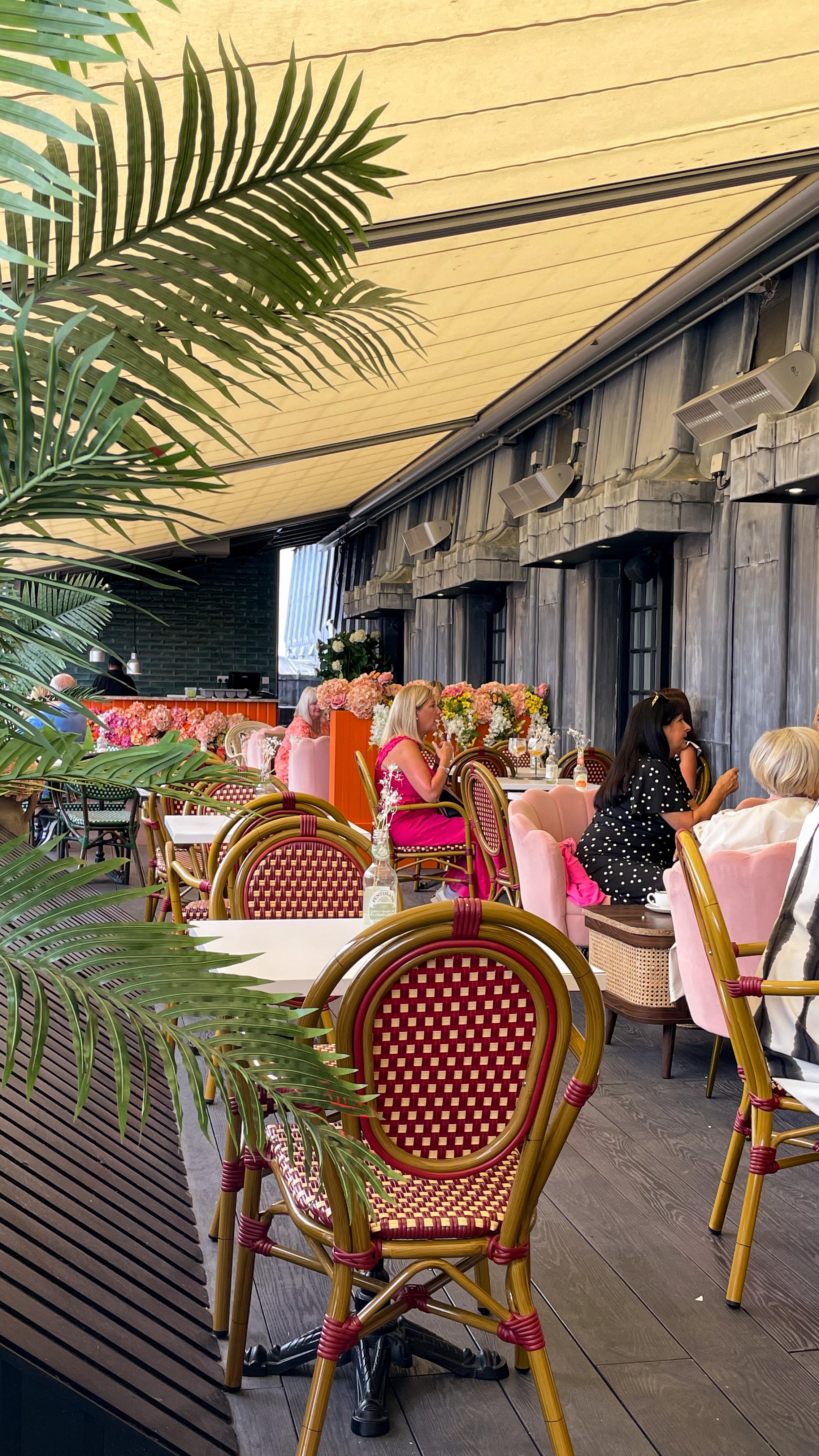 Instagram post by @a_sliceof_thetoon for Fentimans. Caption reads: Is this Newcastle’s best summer rooftop bar &....