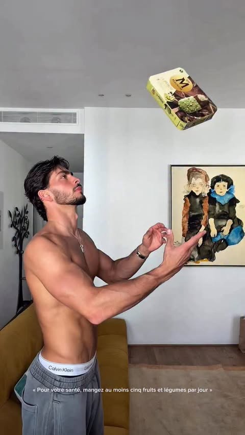 Instagram post by @clovis.fillion for Magnum Ice Cream. Caption reads: every version of me chooses @magnum first #magnum....