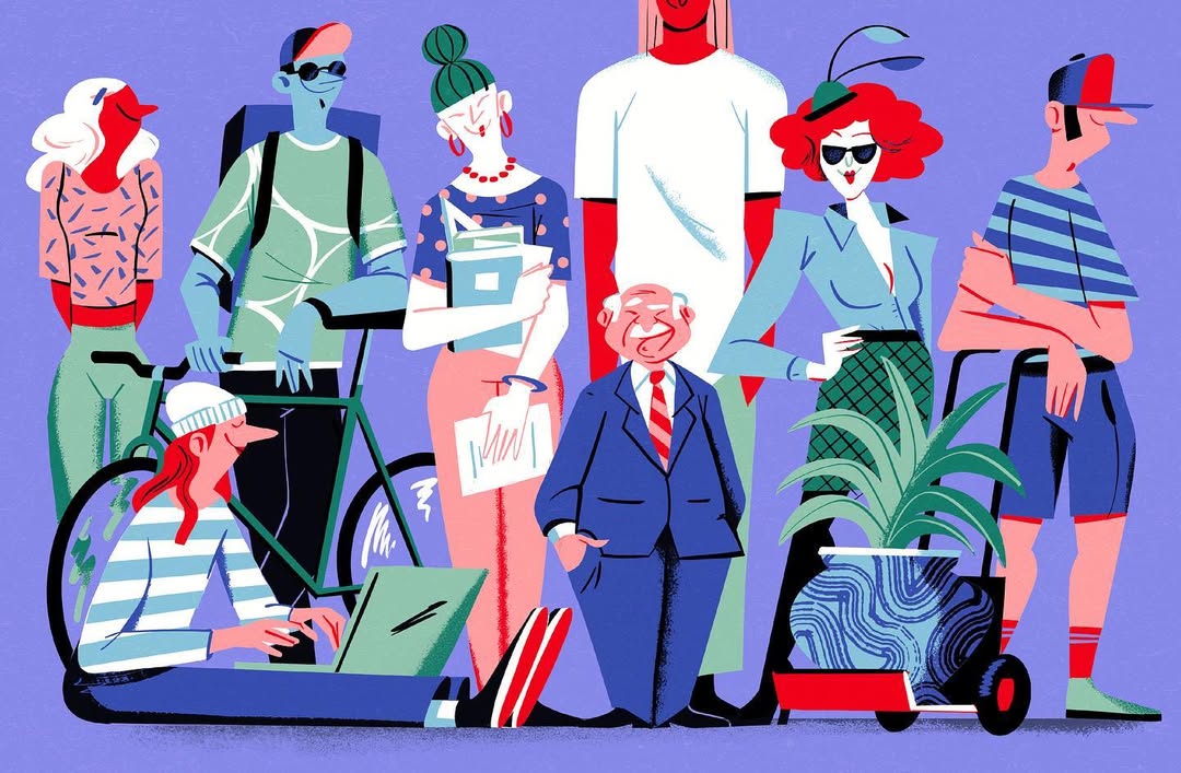 Instagram post by @antoniosortino_ for WIRED. Caption reads: [...] people in the heart of change” for @wireduk....