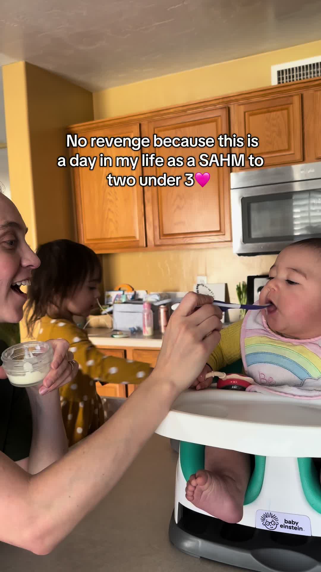 TikTok post by @daniraefulda for Goodles. Caption reads: [...] kiddos, LIKE HOW IS THIS MY LIFE❤️❤️....