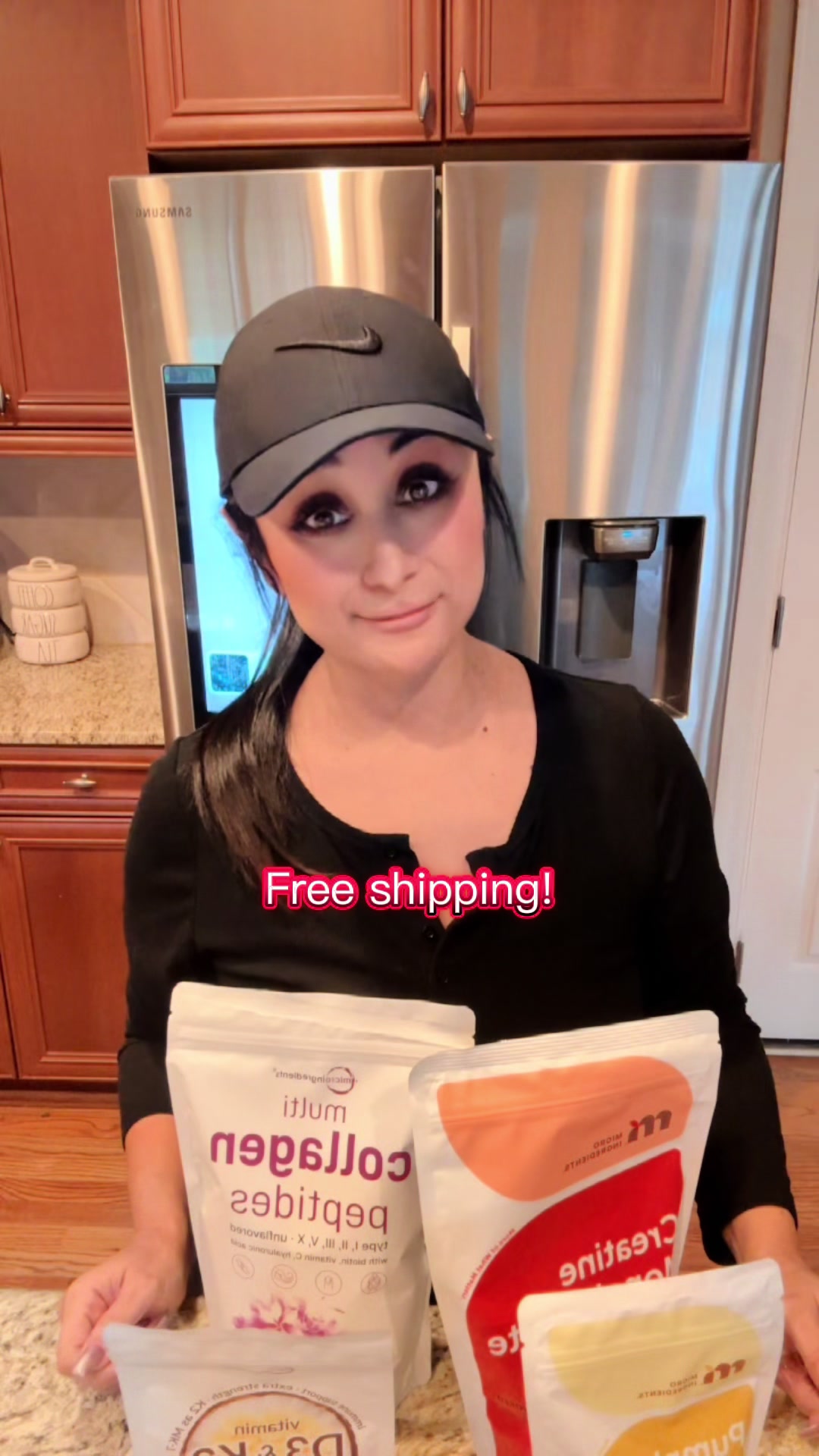 TikTok post by @nancyg4040 for Micro Ingredients. Caption reads: [...] great bundle & great deal from @Micro....