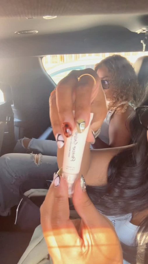 Instagram post by @lavenderwhip for The Lip Bar. Caption reads: When your favorite brand @thelipbar finally....